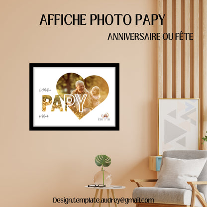 Cadre photo PAPY Design d'Audrey