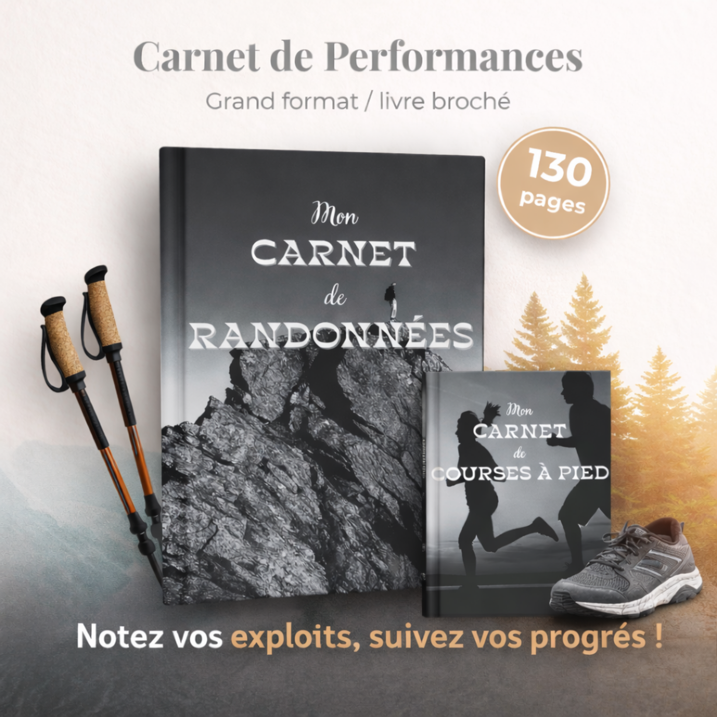 Mon Carnet 2/1 de Randonnées et Courses à pied