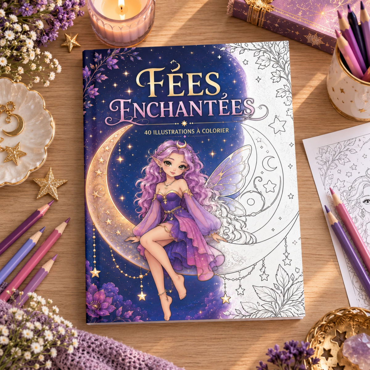 Coloriage Fées Enchantées