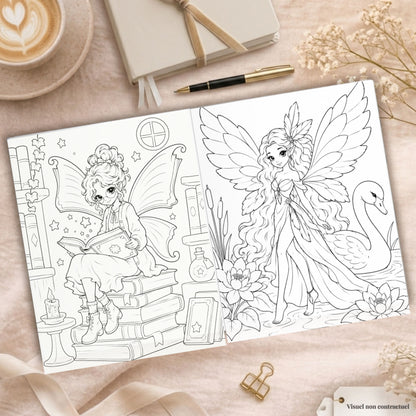 Coloriage Fées Enchantées
