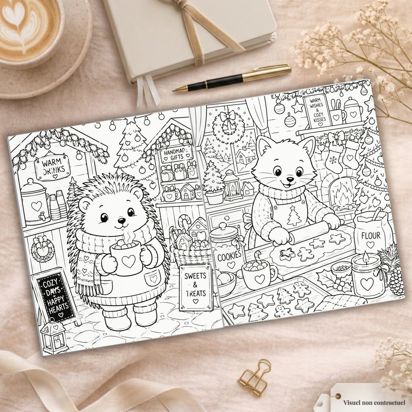 Coloriage Cute et Cozy