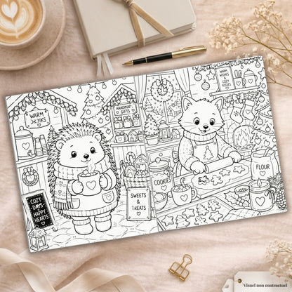 Coloriage Cute et Cozy