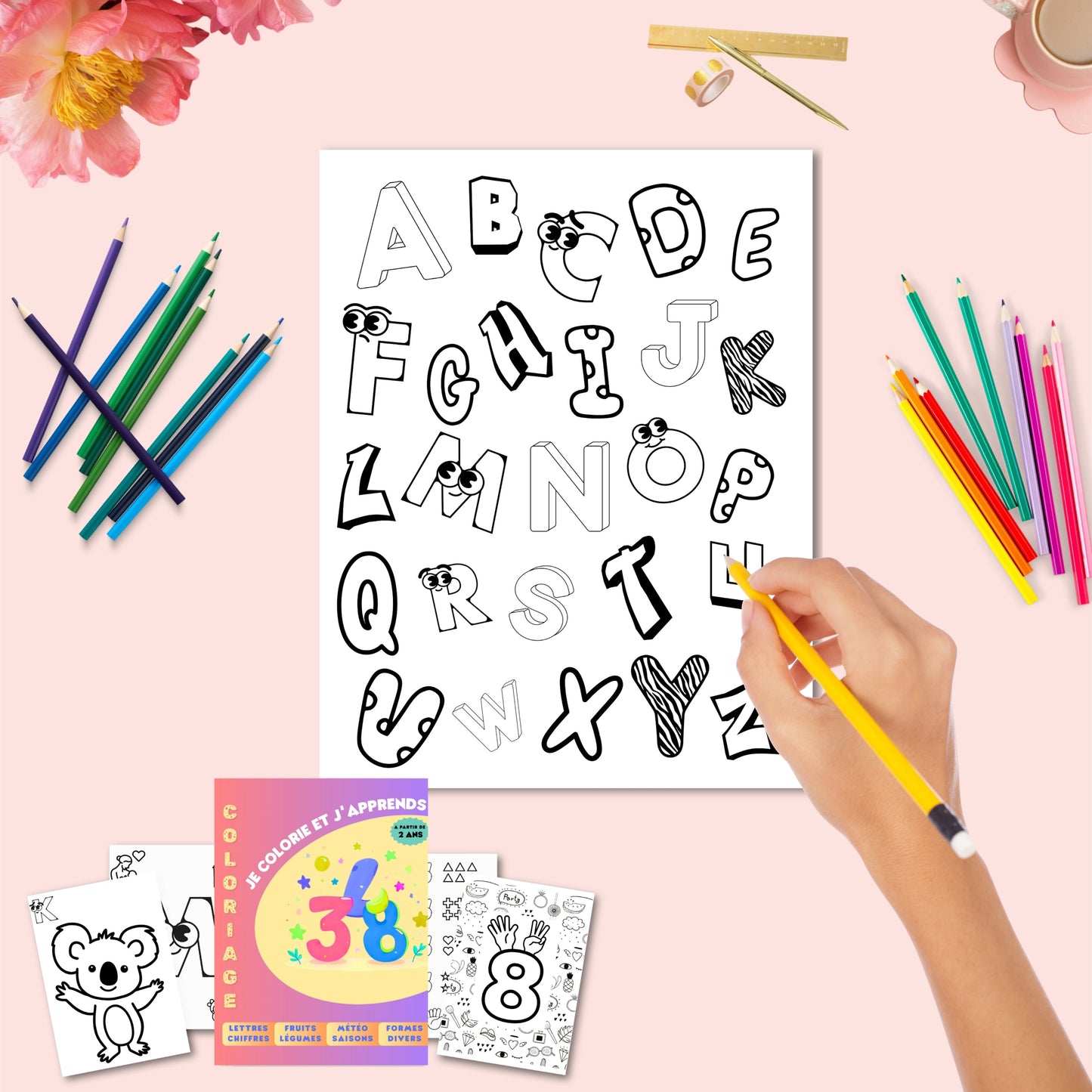 Je colorie et j'apprends Design d'Audrey