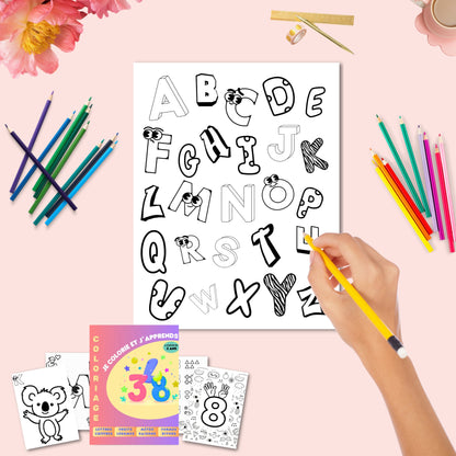 Je colorie et j'apprends Design d'Audrey