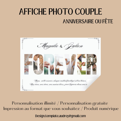 Cadre photo FOREVER Design d'Audrey
