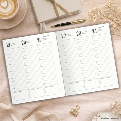 Agenda Professionnel 2026