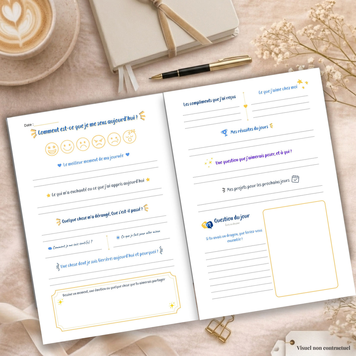 Journal d'émotions Enfant