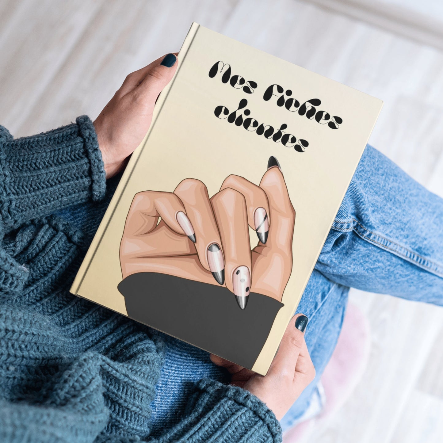 Carnet de Fiches Clientes Design d'Audrey