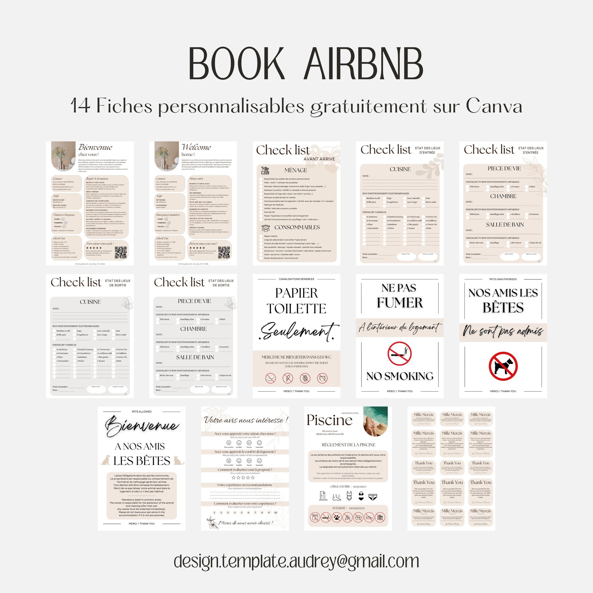 Pack location Design d'Audrey