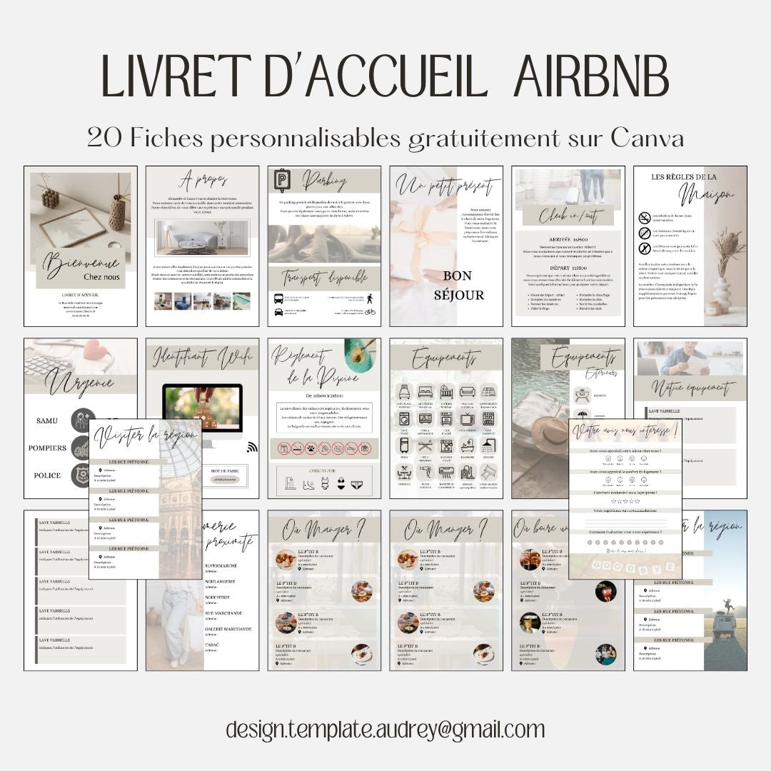 Livret d’accueil Design d'Audrey