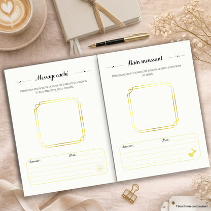Carnet d’activités pour couple