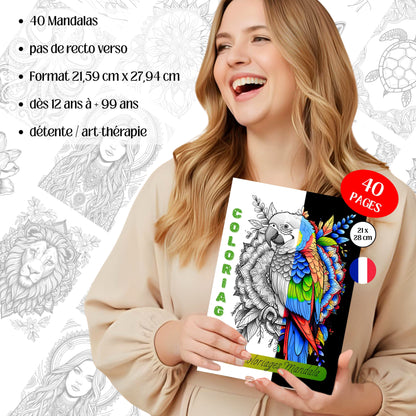 Coloriage Mandala Design d'Audrey