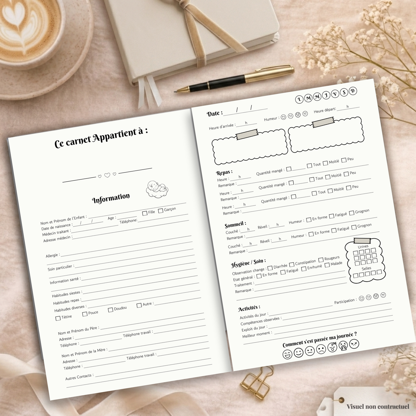 Mon Carnet de Liaison Bébé