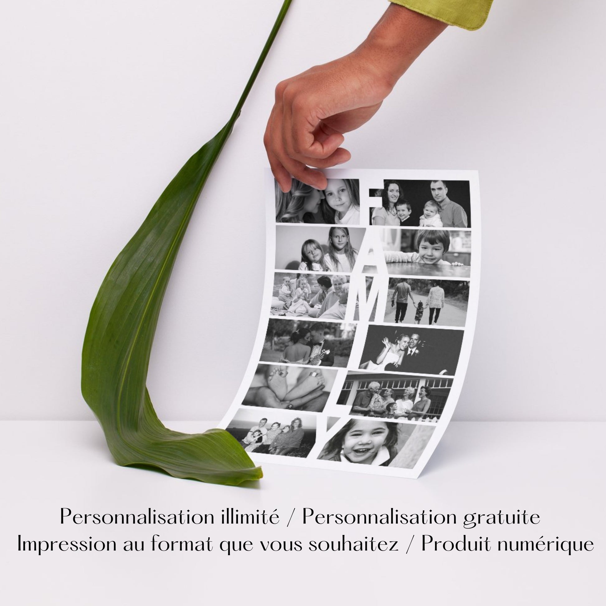 Cadre photo FAMILY Design d'Audrey