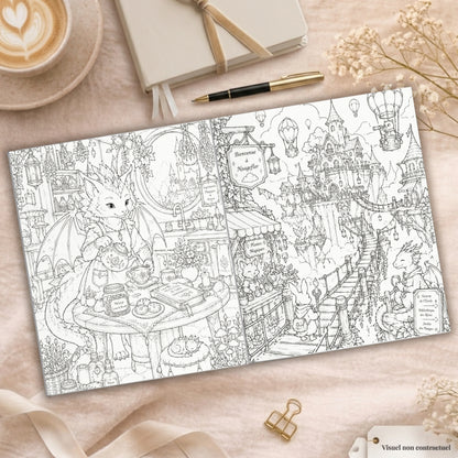Coloriage Enchanté et Fantaisie