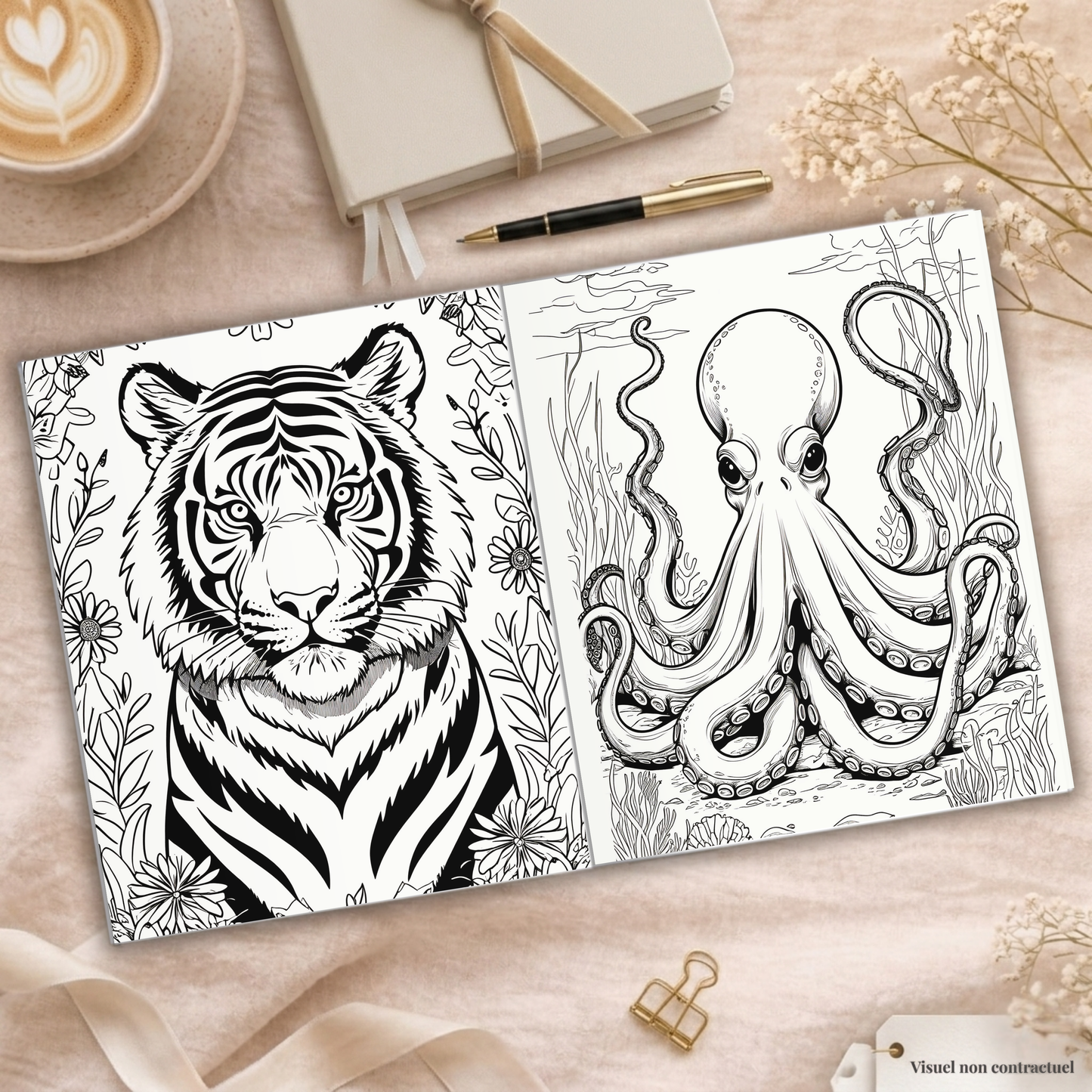 Coloriage Animaux Grand format