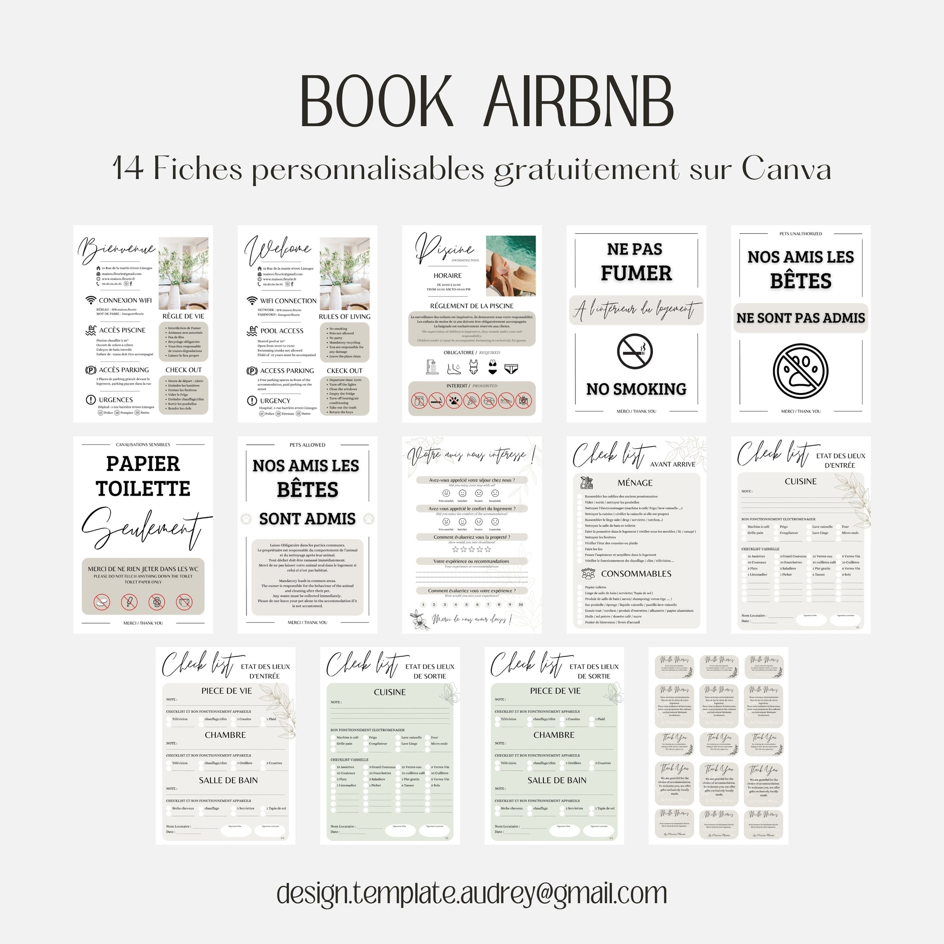 Pack location Design d'Audrey