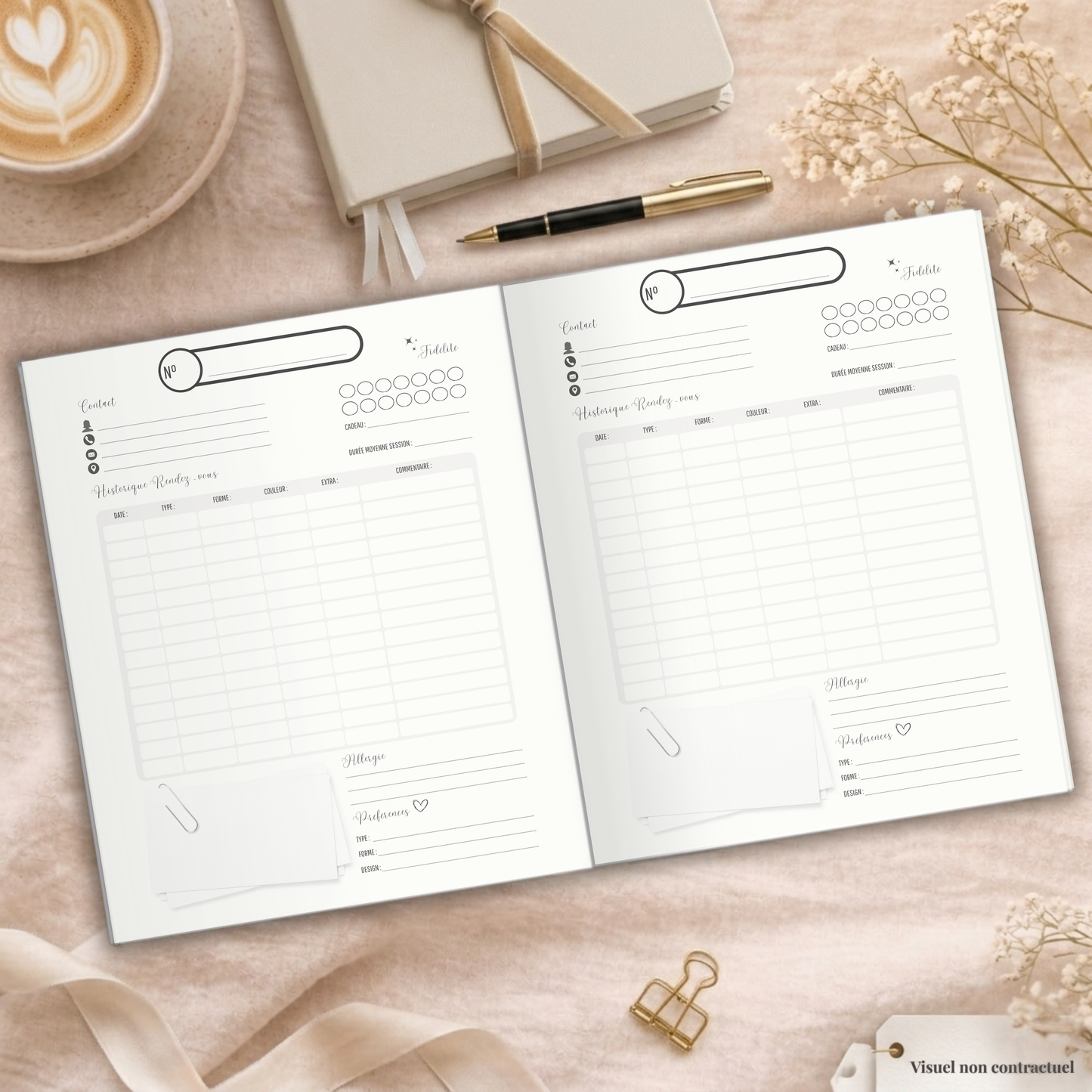 Carnet de Fiches Clientes