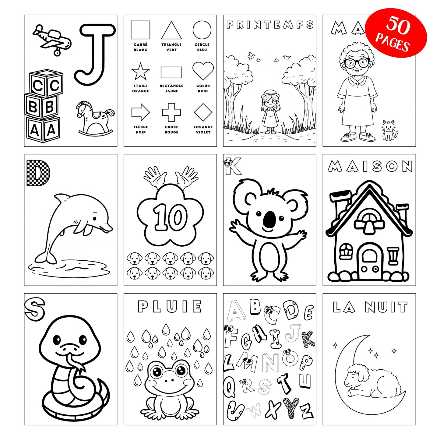 Je colorie et j'apprends Design d'Audrey