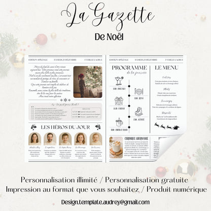 Gazette de Noël Design d'Audrey