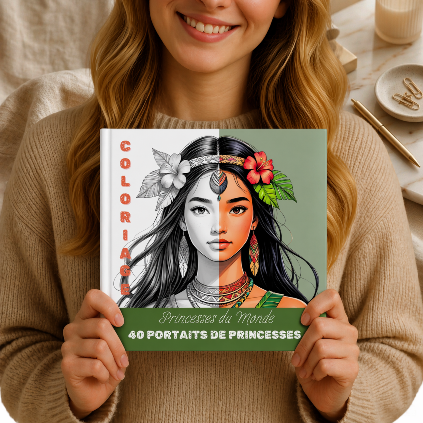 Coloriage Princesse du Monde