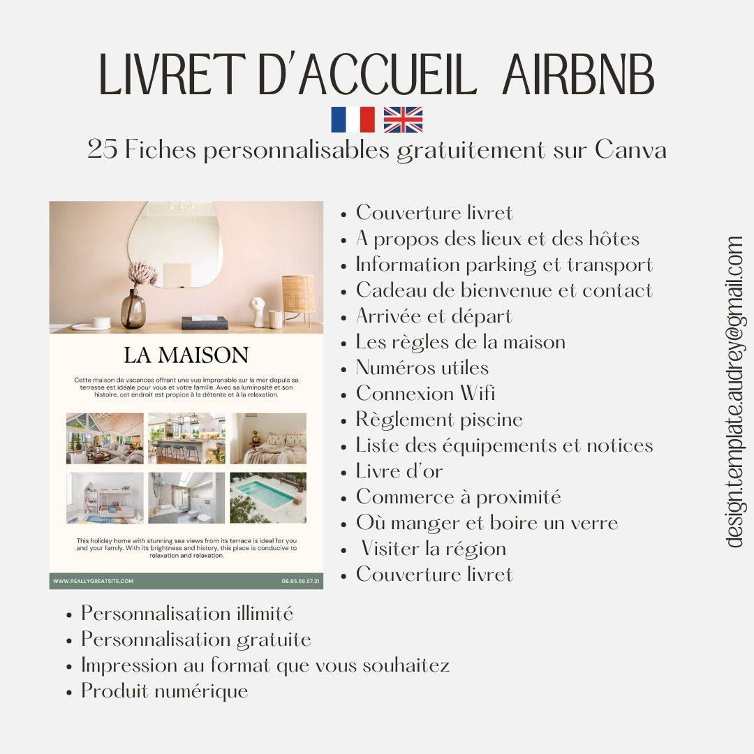 Livret d’accueil Design d'Audrey