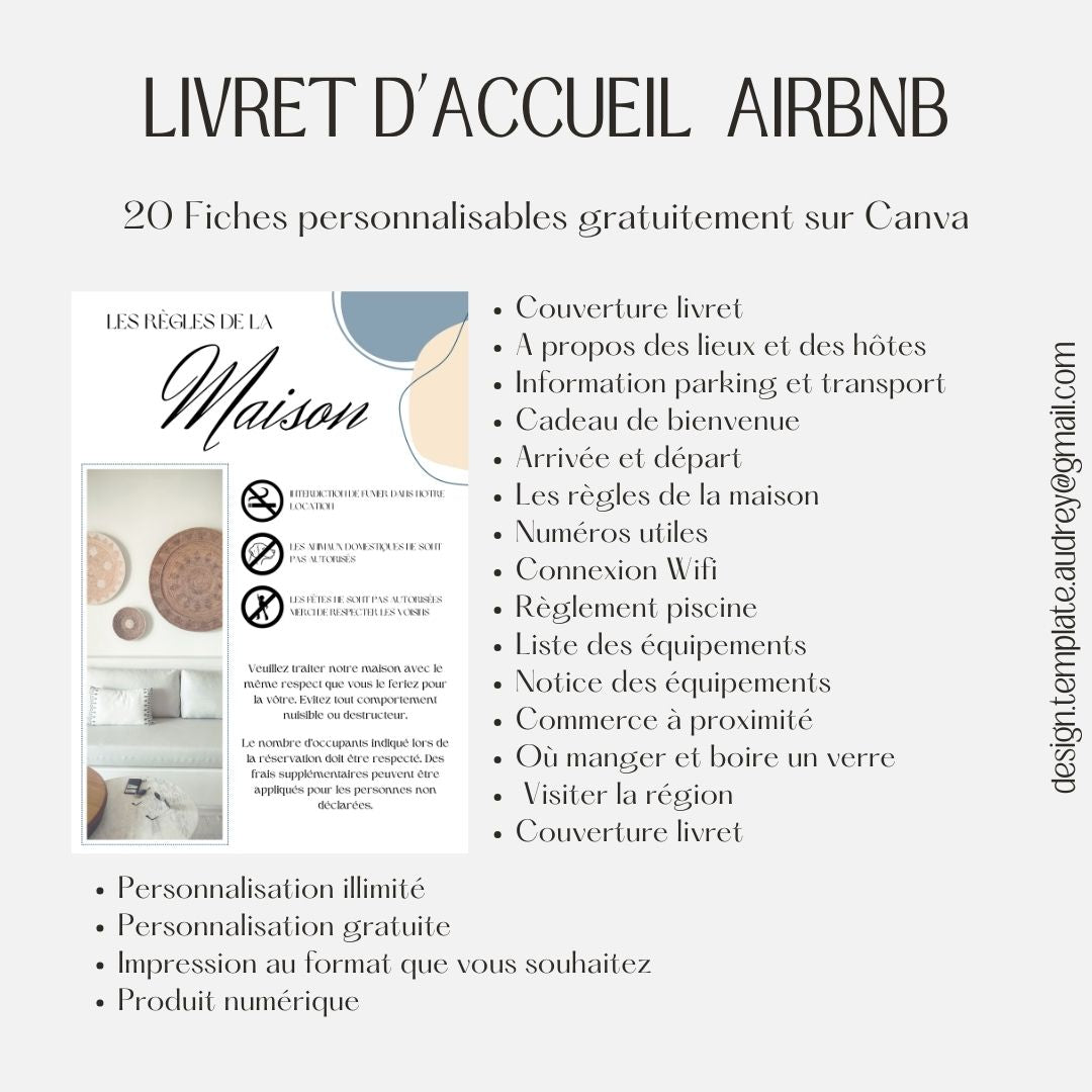 Livret d’accueil Design d'Audrey