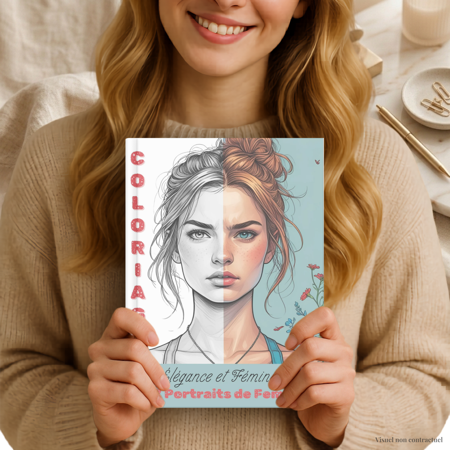 Coloriage Portraits Grand format