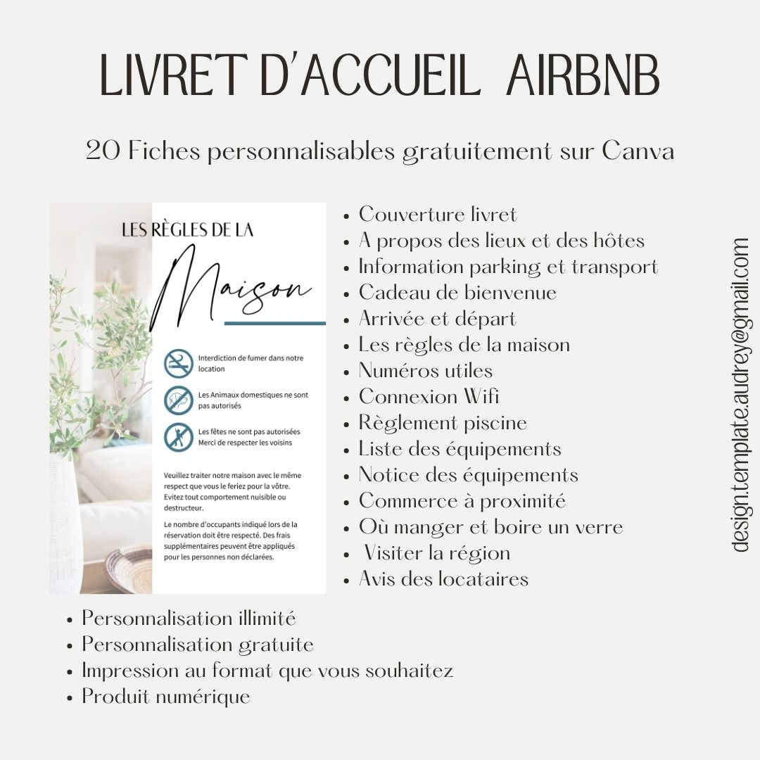 Livret d’accueil Design d'Audrey