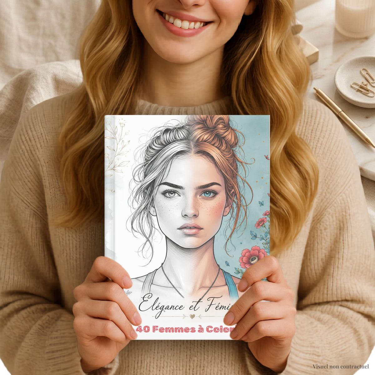 Coloriage Portraits Grand format