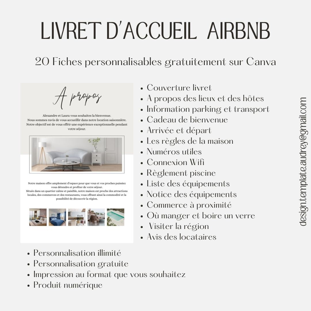 Livret d’accueil Design d'Audrey
