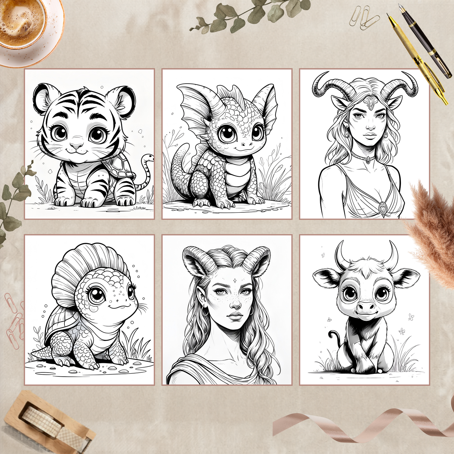 Coloriage les Animaux Fantastiques