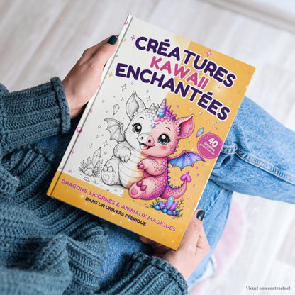 Coloriage créature Kawaii