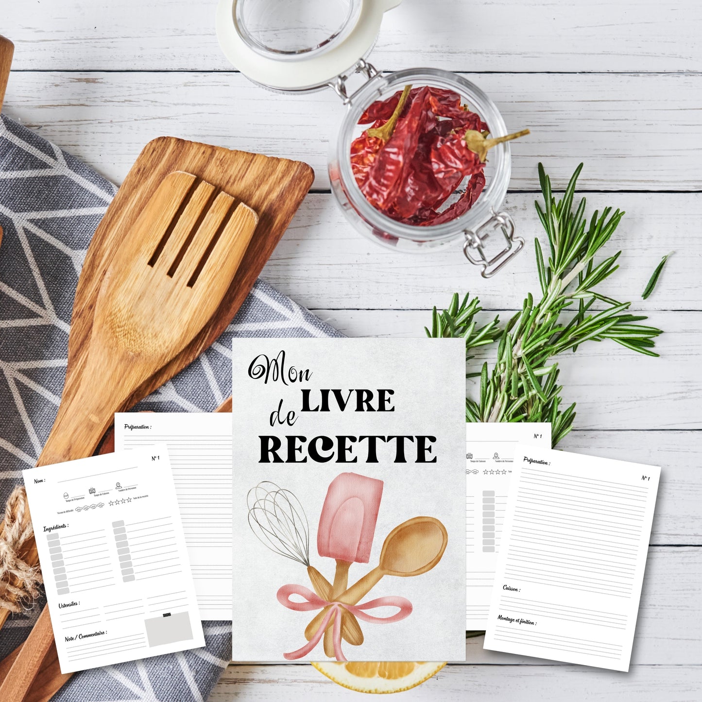 Mon Carnet de Recettes Design d'Audrey