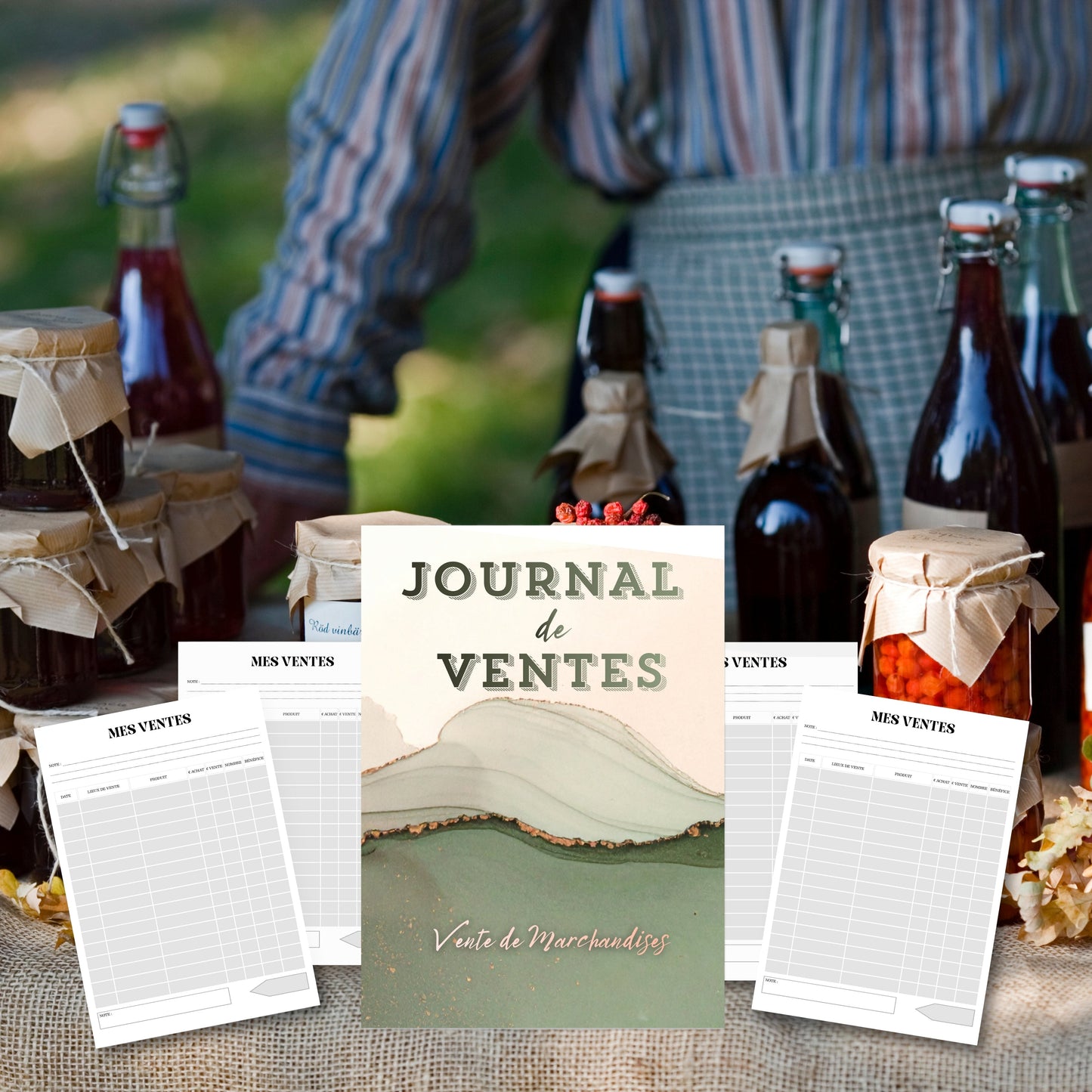 Carnet de Suivi des Ventes Design d'Audrey