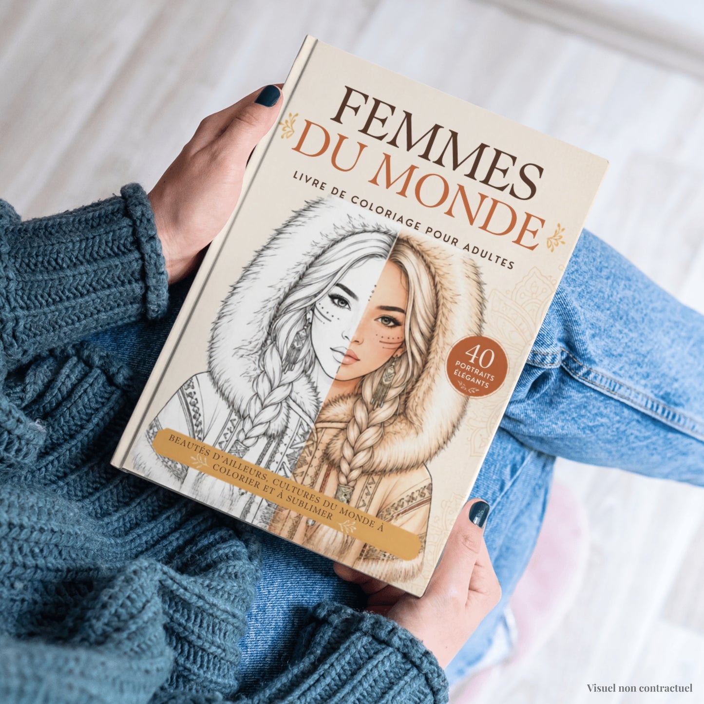 Coloriage Femme du monde