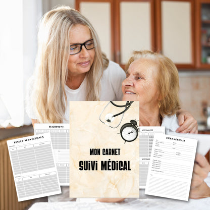 Mon Carnet de Suivi Santé Design d'Audrey