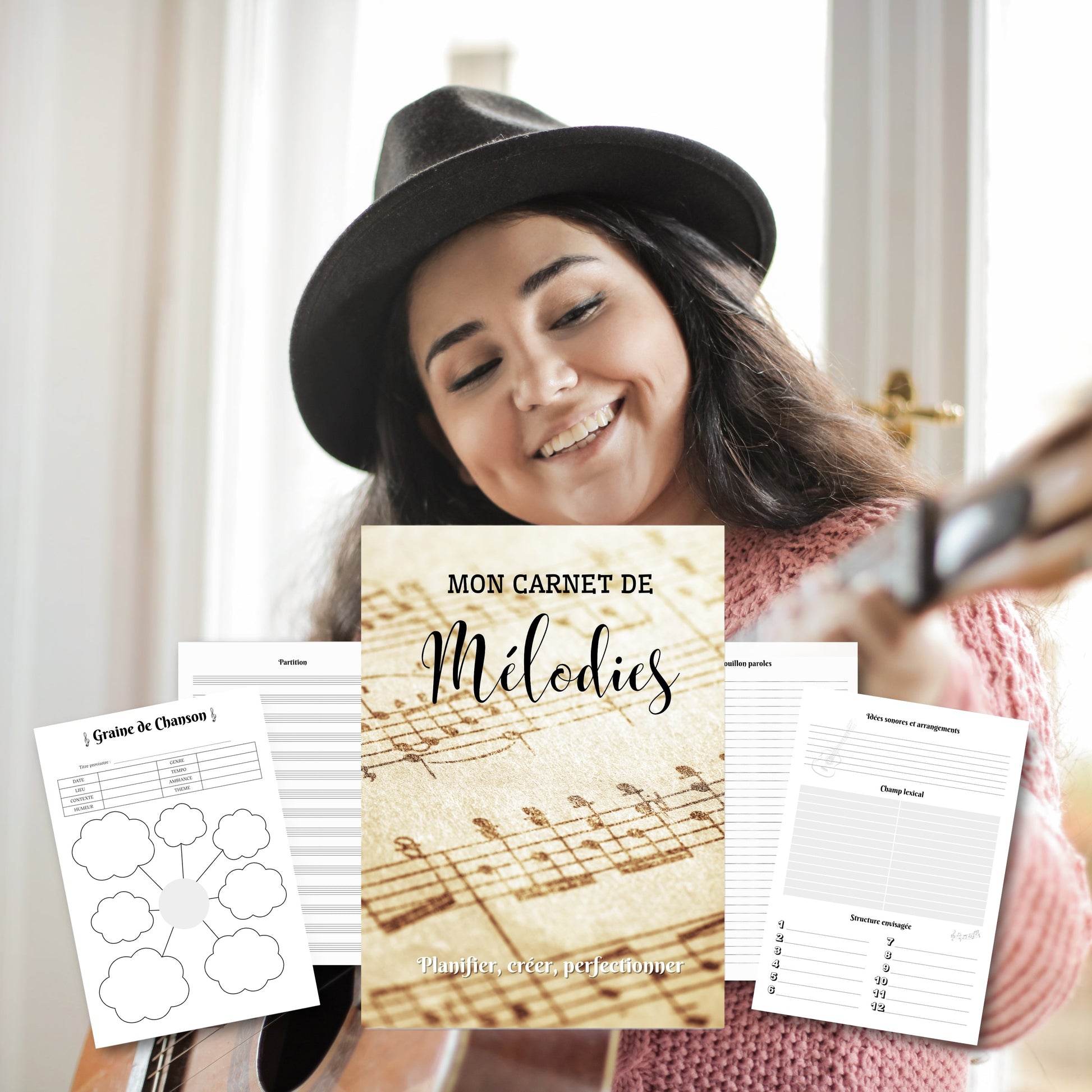 Mon Carnet de Mélodies Design d'Audrey