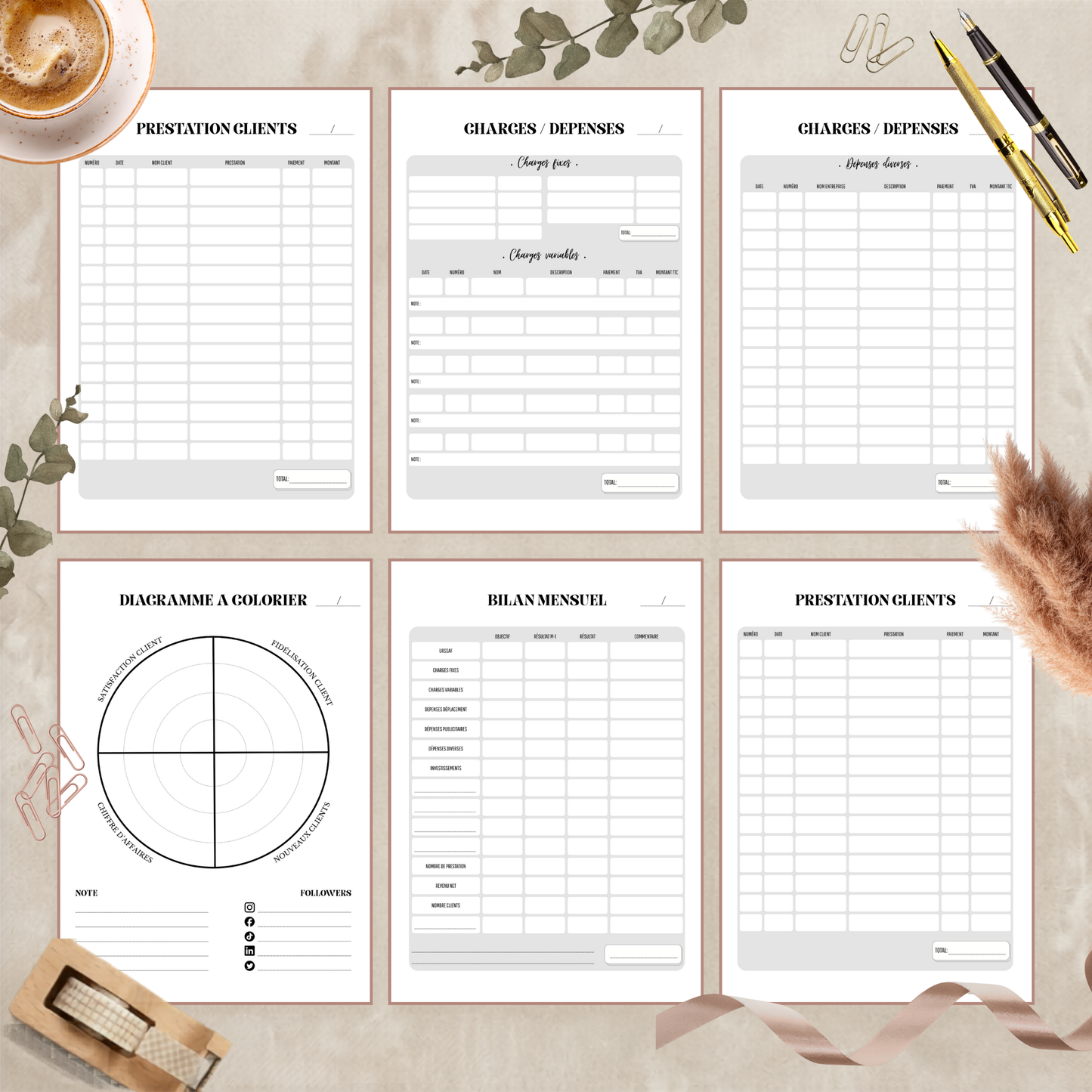 Journal de Compte "Prestation"