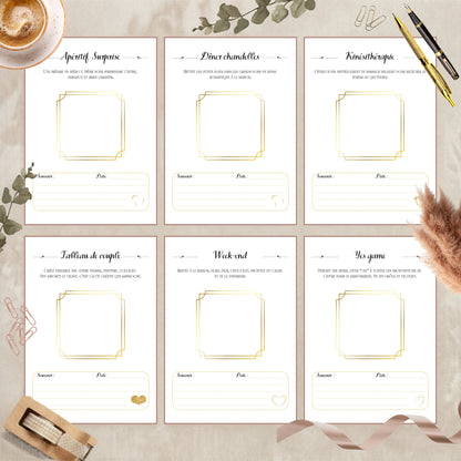 Carnet d’activités pour couple