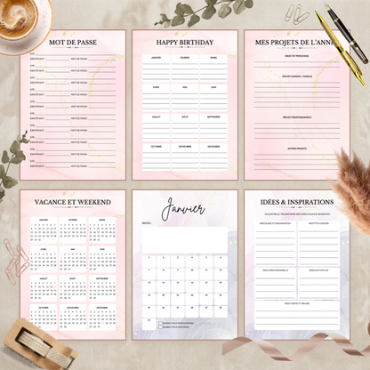Agenda Petit format non daté