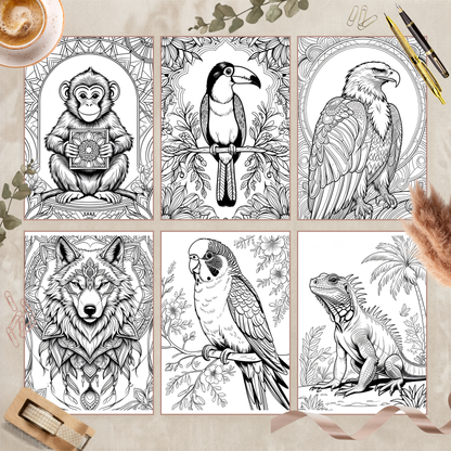 Coloriage Animaux Grand format