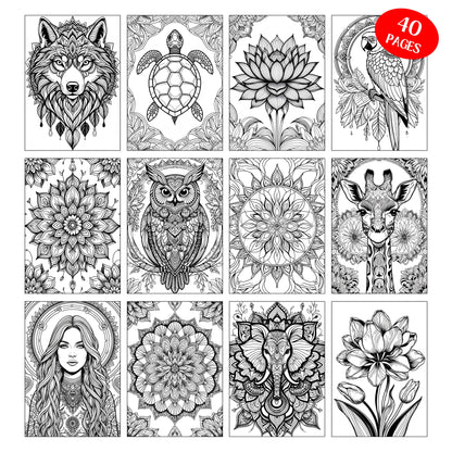 Coloriage Mandala Design d'Audrey