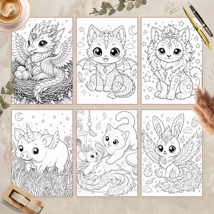 Coloriage créature Kawaii