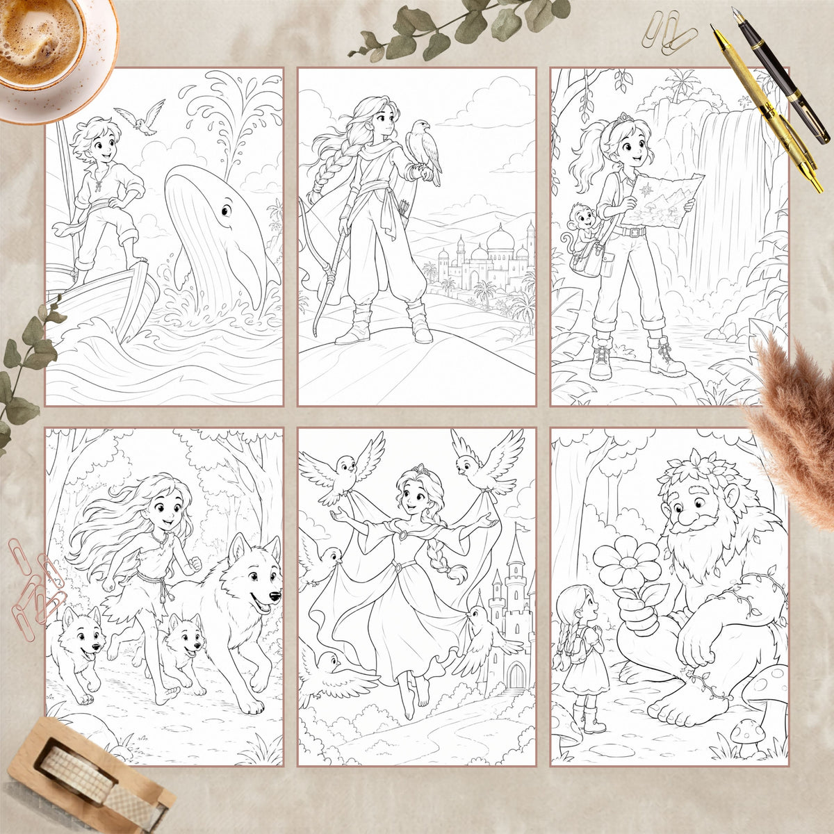 Coloriage Contes et Merveilles