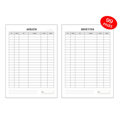 Livre de Comptes achat/vente