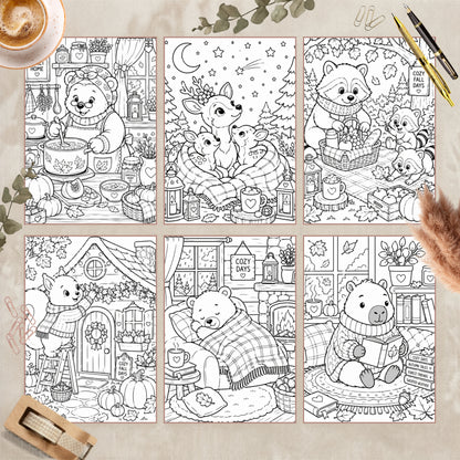 Coloriage Cute et Cozy