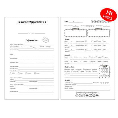 Carnet de Liaison nounou