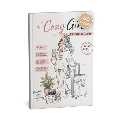 Coloriage Cozy girl