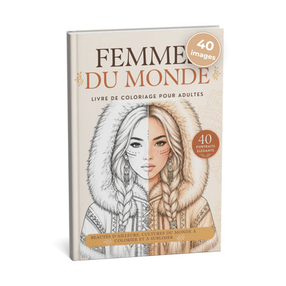 Coloriage Femme du monde